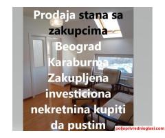 Prodaja stanova sa zakupcima Beograd Karaburma zakupljena in...